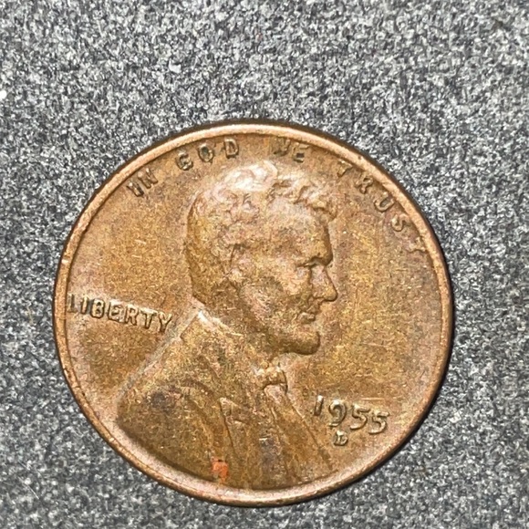 1955 D/D Penny “Poormans 55DOD” Circulated $ .01 - Picture 2 of 4